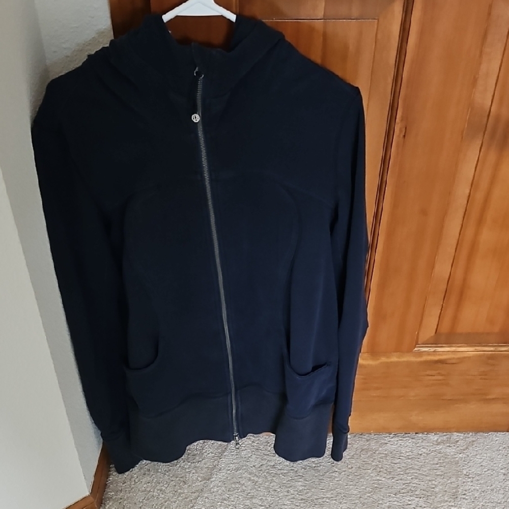Blue Zip-Up Hoodie